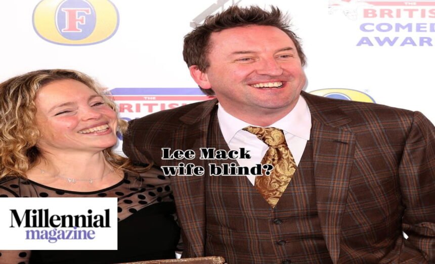 lee mack wife blind