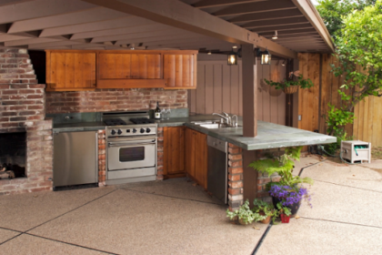 outdoor kitchens